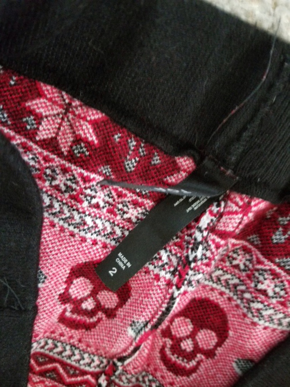 Torrid skull heart thick sweater leggings - Picture 11 of 13